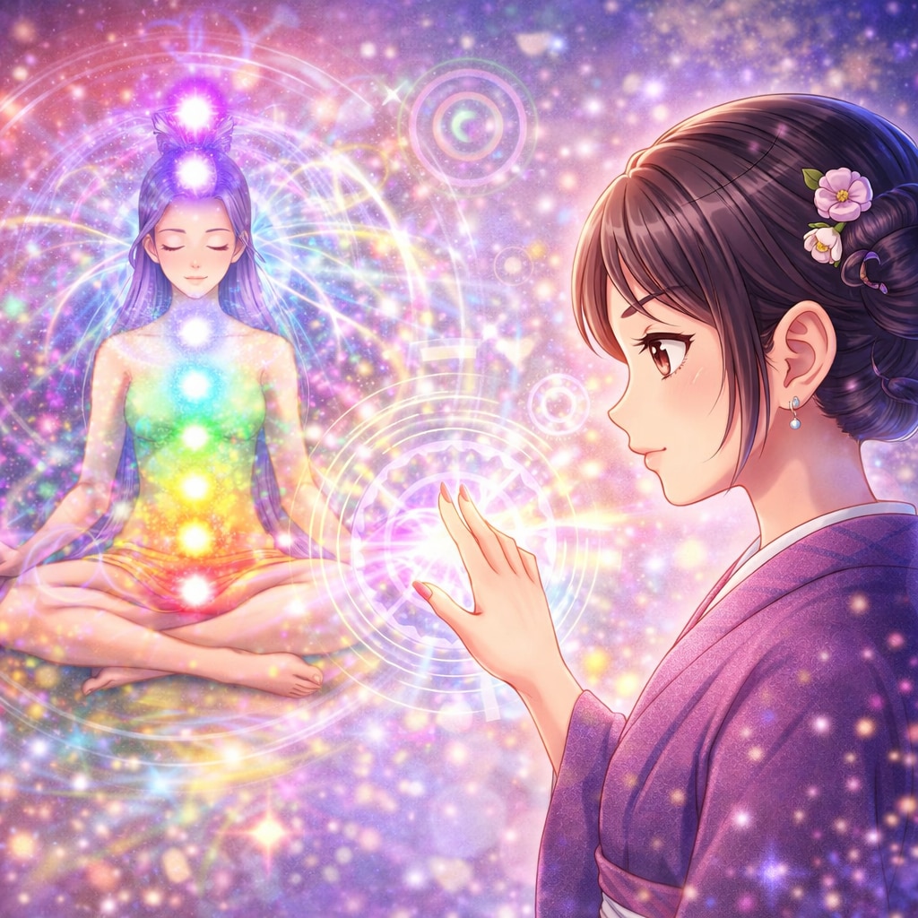 霊能師がオーラ・チャクラを霊視。似顔絵を描きます SNSなどに使えるアイコン。あなたの元気な笑顔で開運 イメージ2