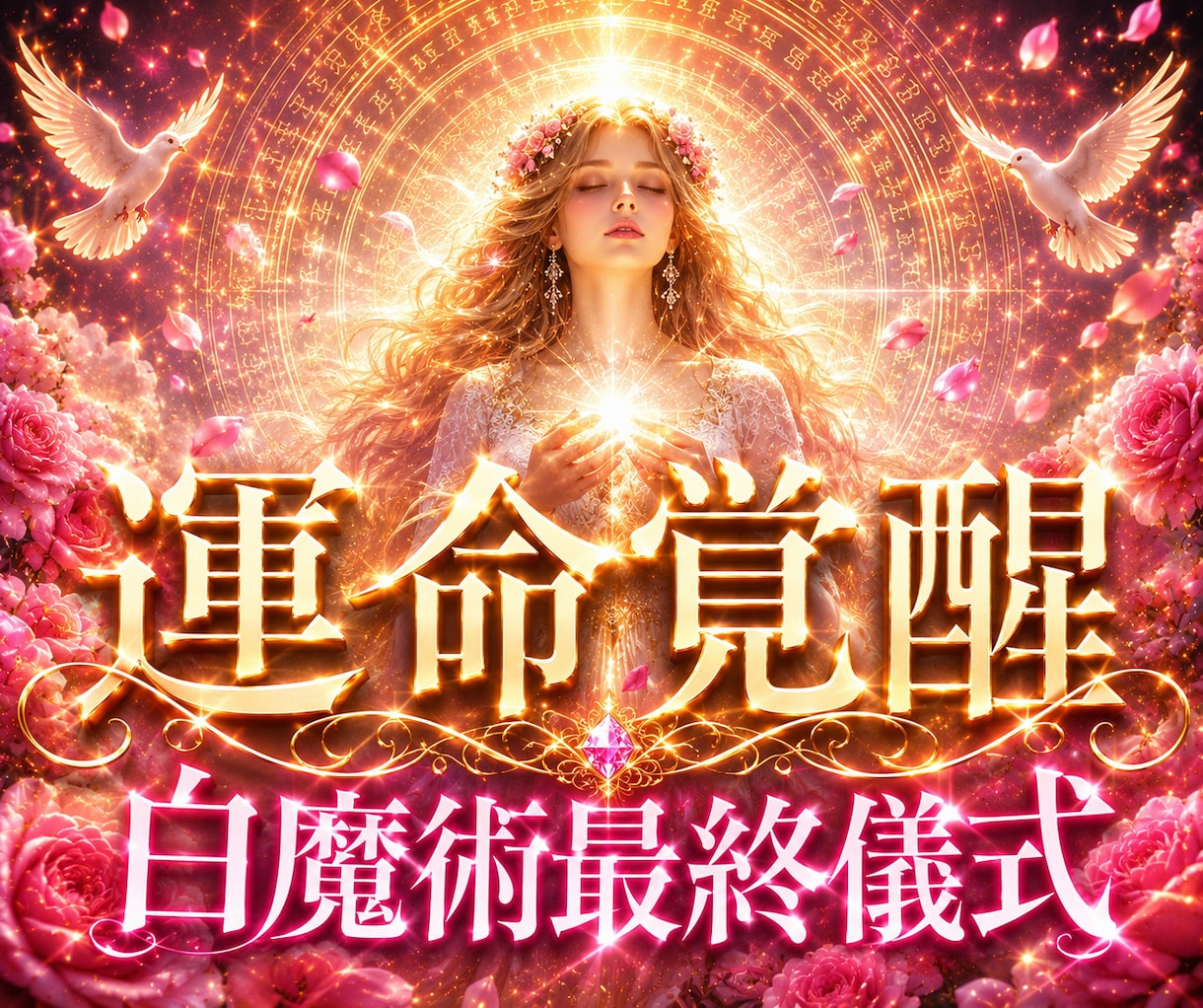 運命覚醒✦白魔術最終儀式をします 人生を動かす最後の最高位運命白魔術施術 イメージ1