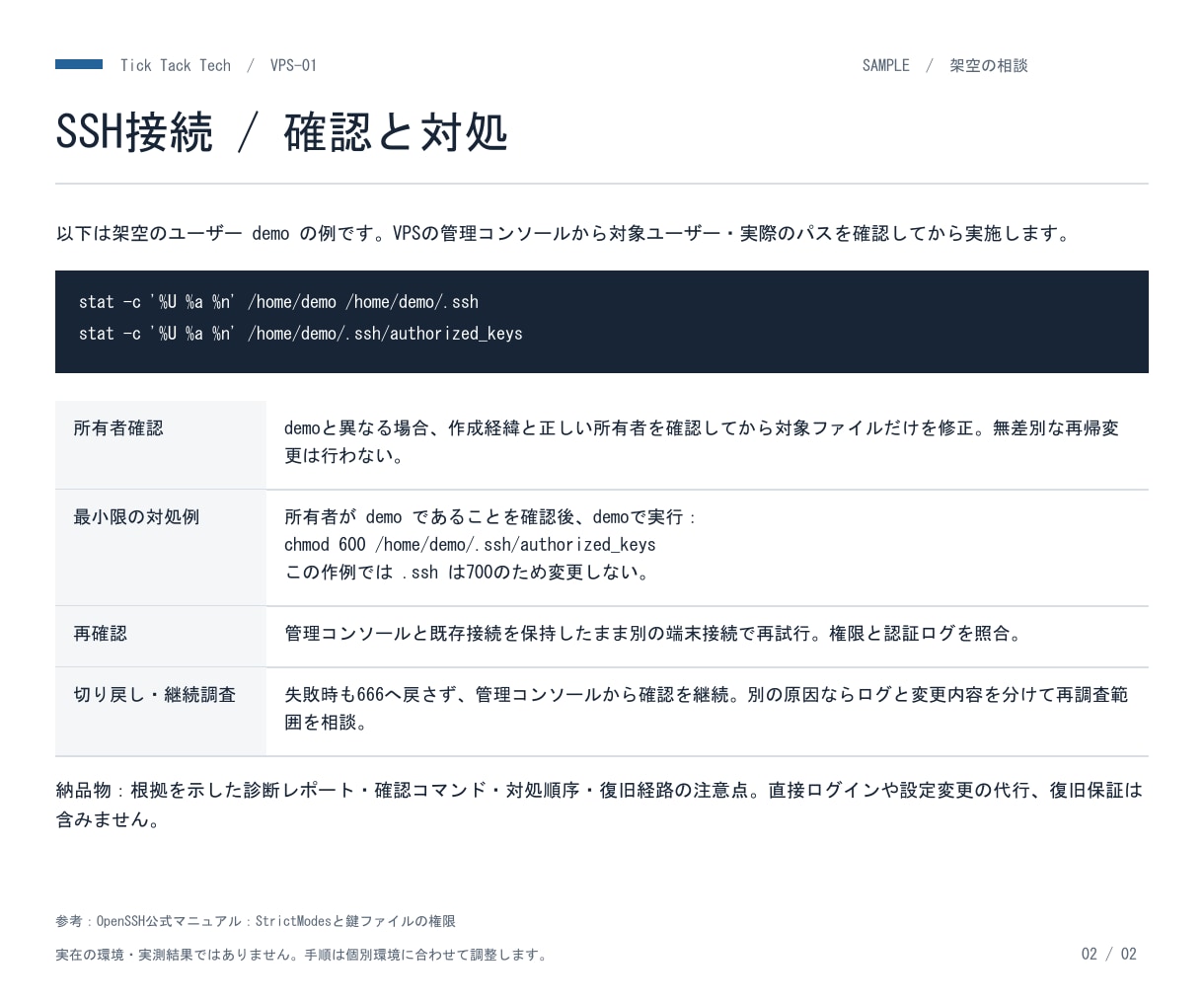 VPSのSSH接続エラーを診断します 鍵認証・タイムアウトの原因をログから整理 イメージ3