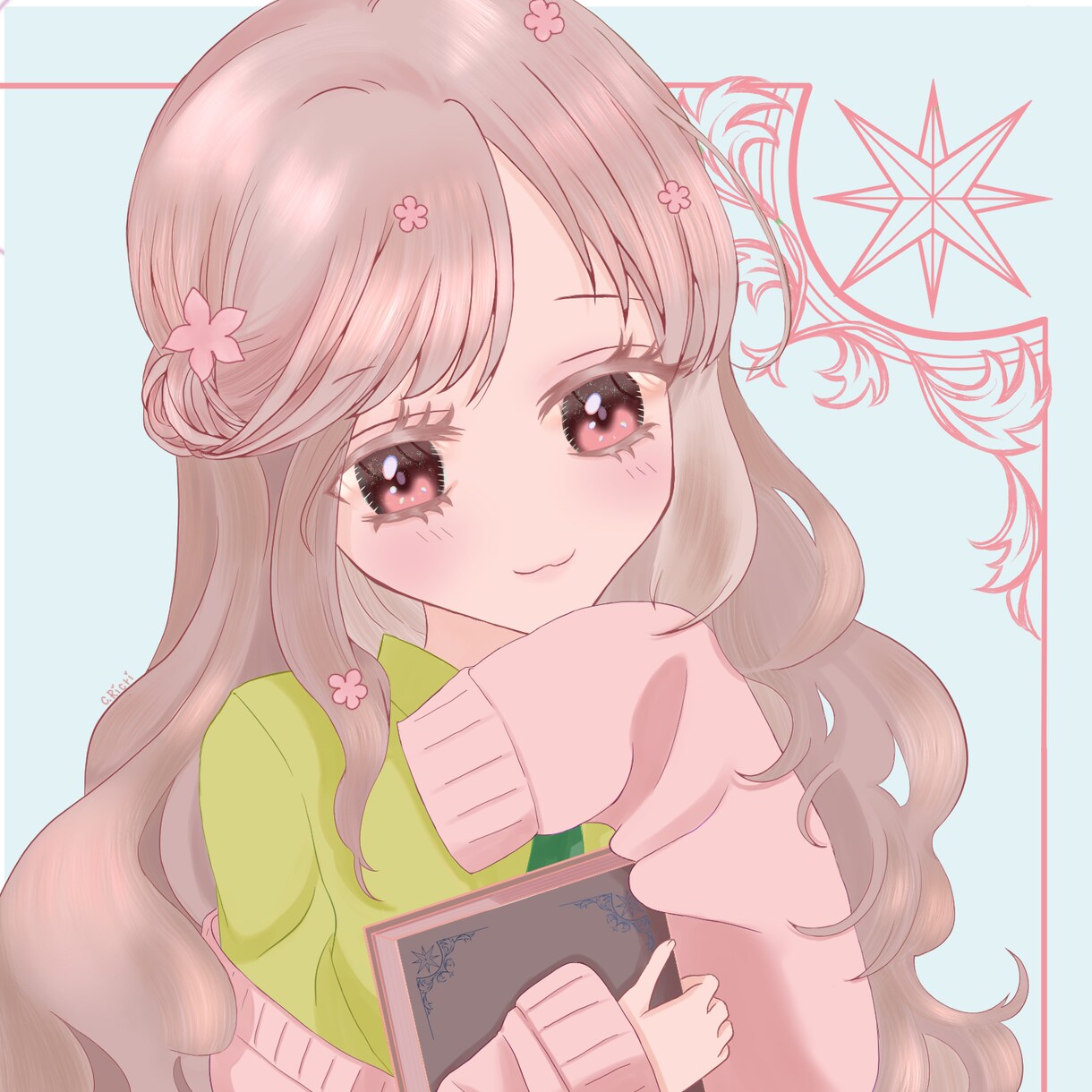 きゅるるん瞳のアイコン描きます 可愛い女の子や動物擬人化も承ります イメージ1