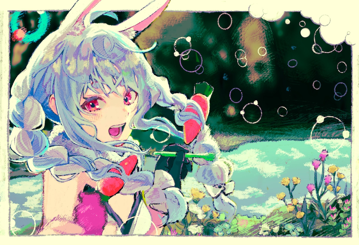 女性キャラ(女子高生~大人)イラスト描きます 厚塗りアニメ調のイラスト作成します イメージ4