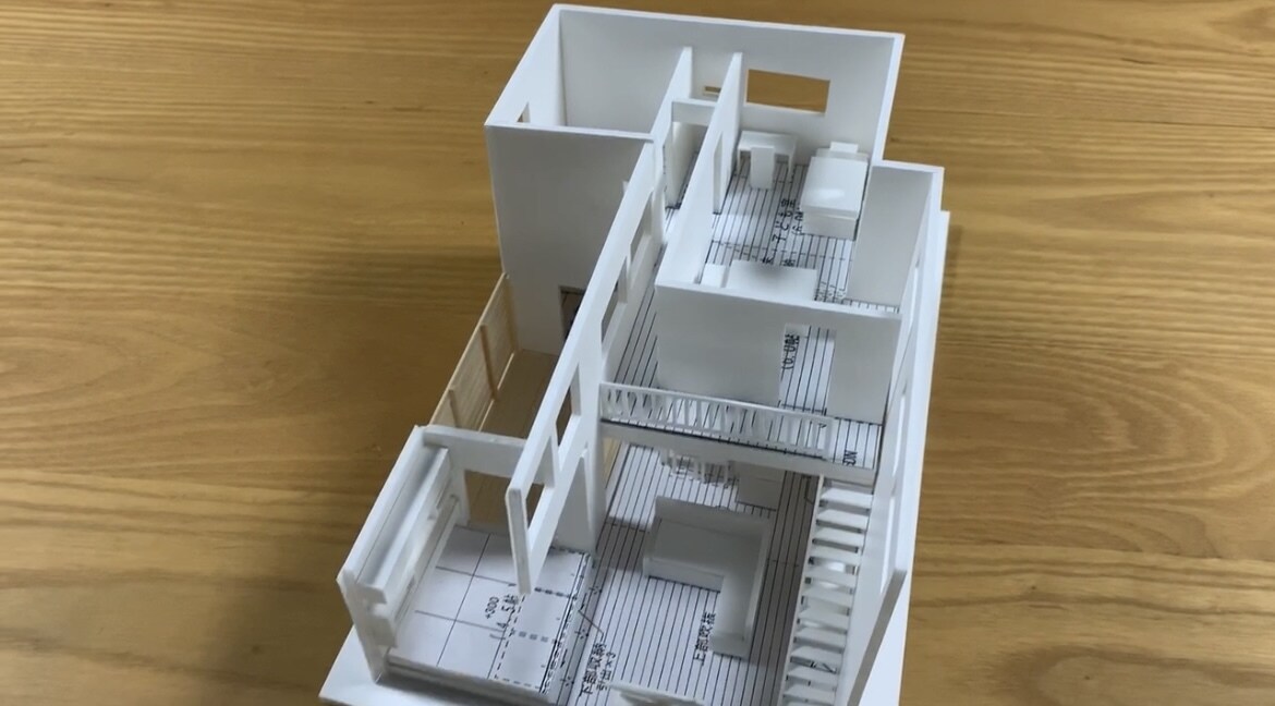 住宅の模型を作成いたします 1/50.1/100サイズのホワイト模型作成 イメージ4