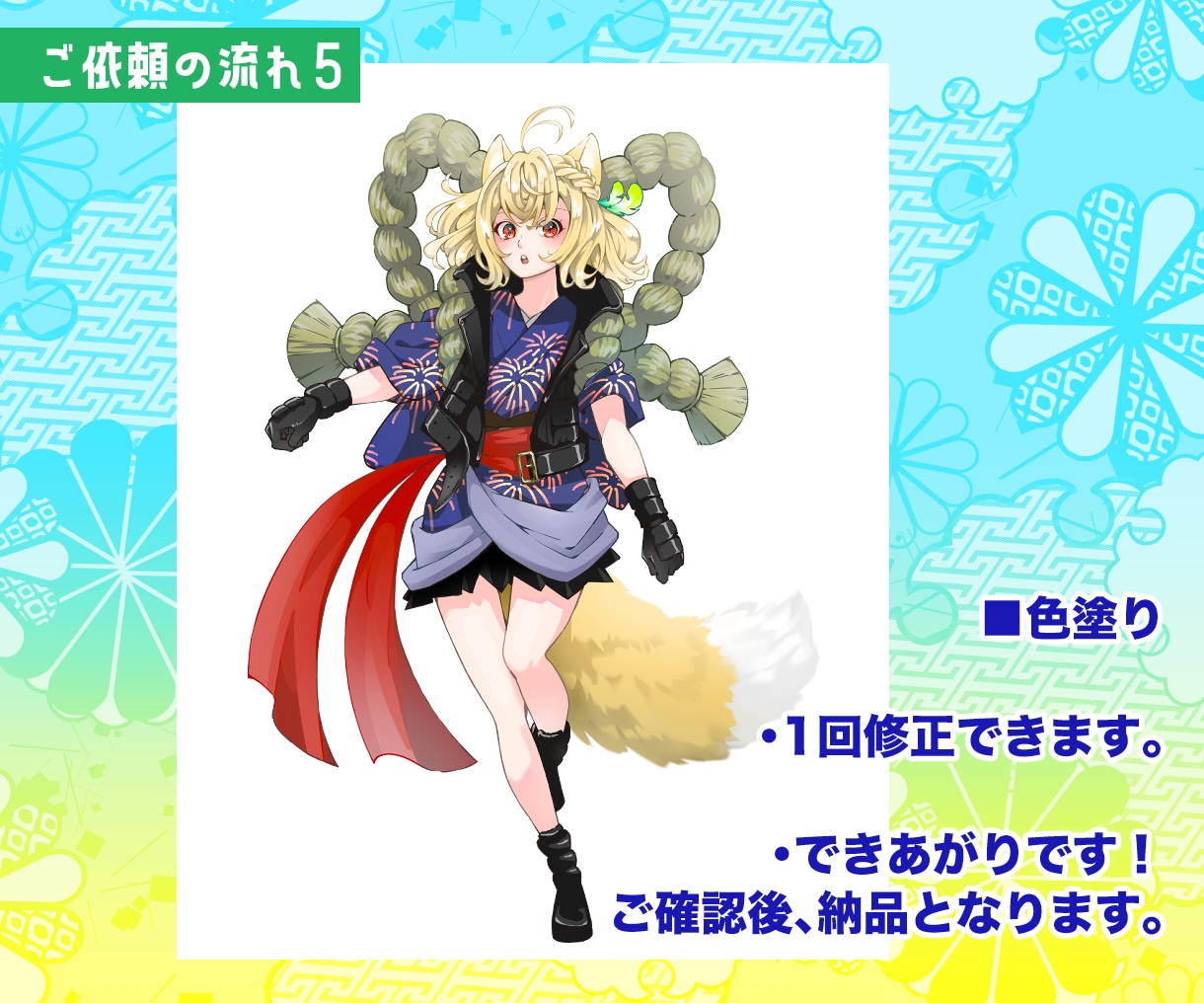 立ち絵キャラクターイラスト描きます Vtuber様、IRIAM、TRPGなどで使える立ち絵！ イメージ6