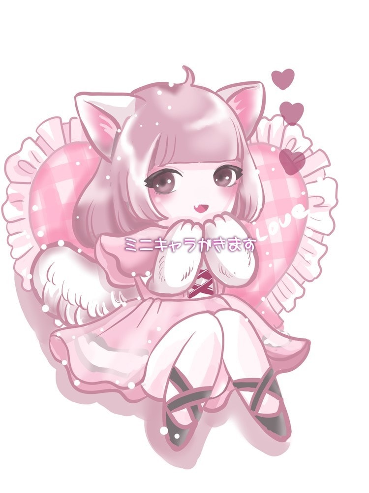 ミニキャラ描きます ♥SNSアイコンやプレゼントなどに,お使い頂けます♥ イメージ2