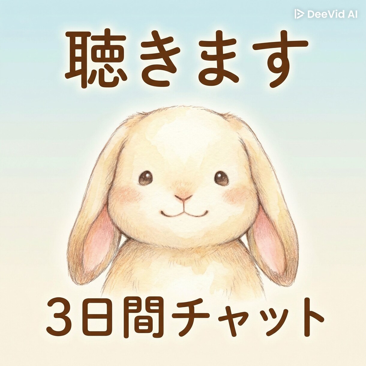 解決不要。3日間チャットであなたの気持ちを聴きます テキストで気持ちを整理するお手伝い」 イメージ1