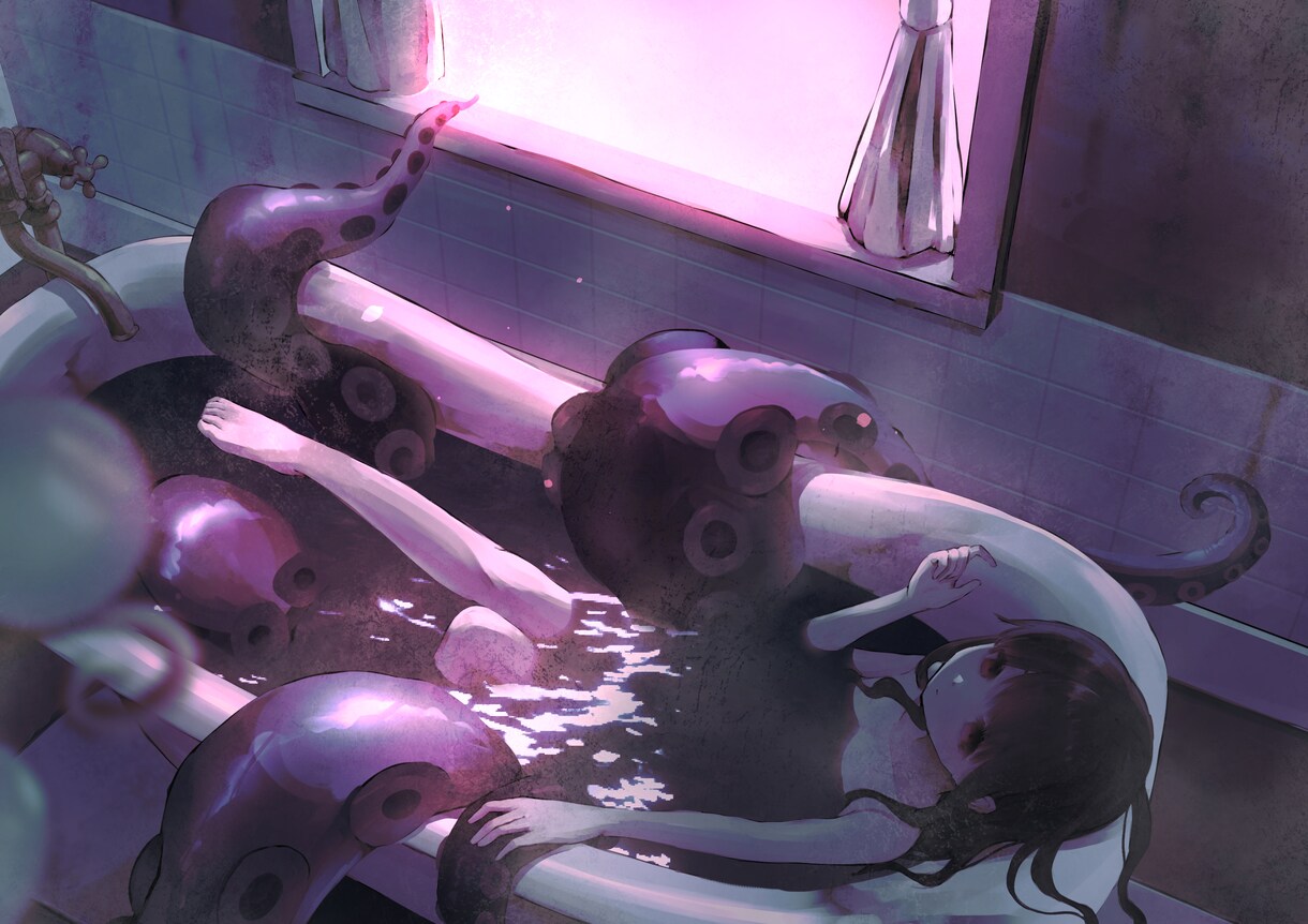 ダークで雰囲気のあるイラストを描きます ダーク、病み系、神秘的なイラストが得意です イメージ3