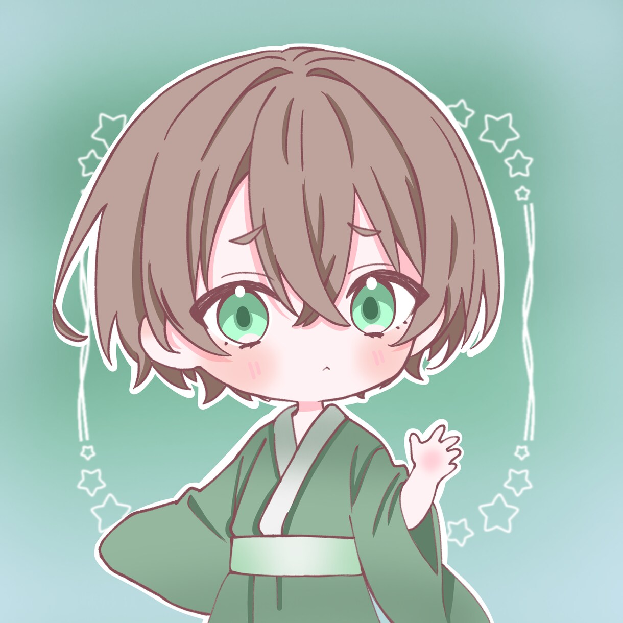 ふんわり可愛いオリジナルイラストお描きします ＊色んな用途に使いやすいアイコンなどを丁寧にお描きします イメージ2