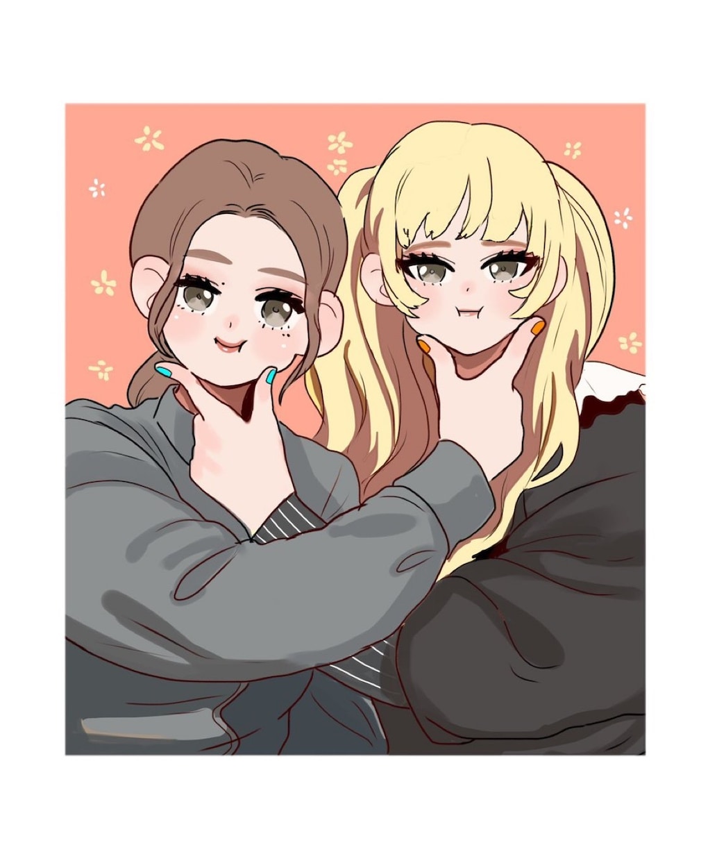 SNSで映える♡ゆるおしゃれアイコン描きます 商用・似顔絵可！思わず目を引く、ゆるおしゃれアイコン作成 イメージ5