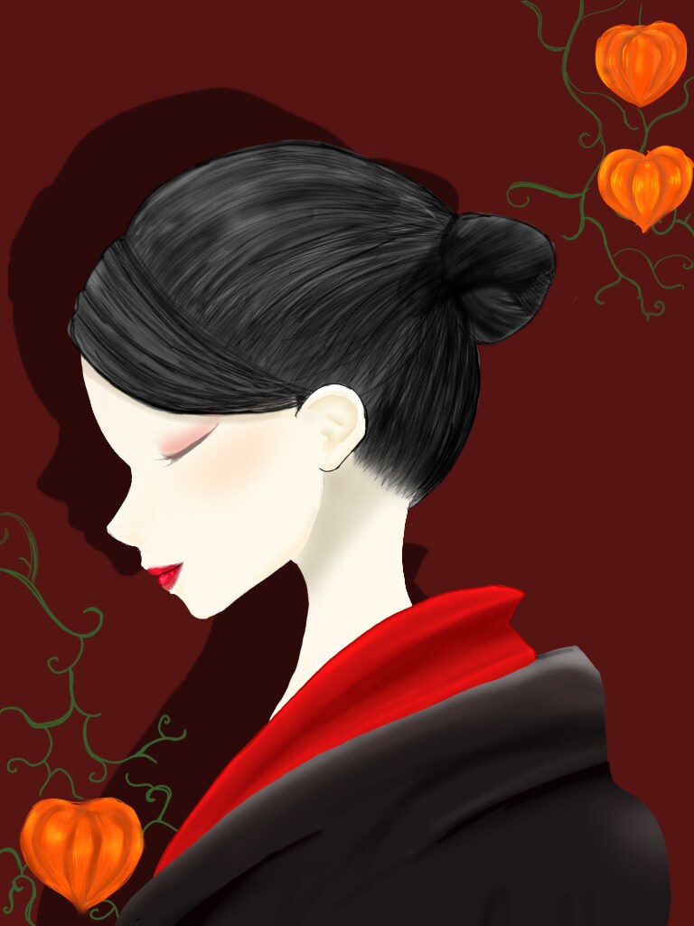 透明感のある女の子・SNSアイコンを制作します 透明感のあるレトロな女の子のイラストを制作します イメージ4