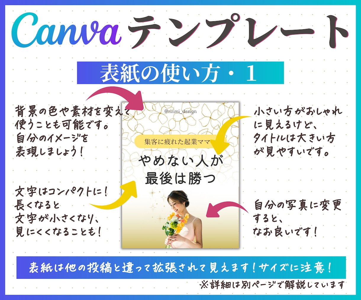 インスタ投稿Canvaテンプレート販売します インスタフィードと時短でプロ級の仕上がり！自由自在に変更可能 イメージ8