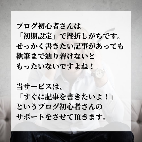 ブログテーマ「cocoon」の初期設定を代行します ブログ初心者を「あとは書くだけ！」までサポート イメージ4