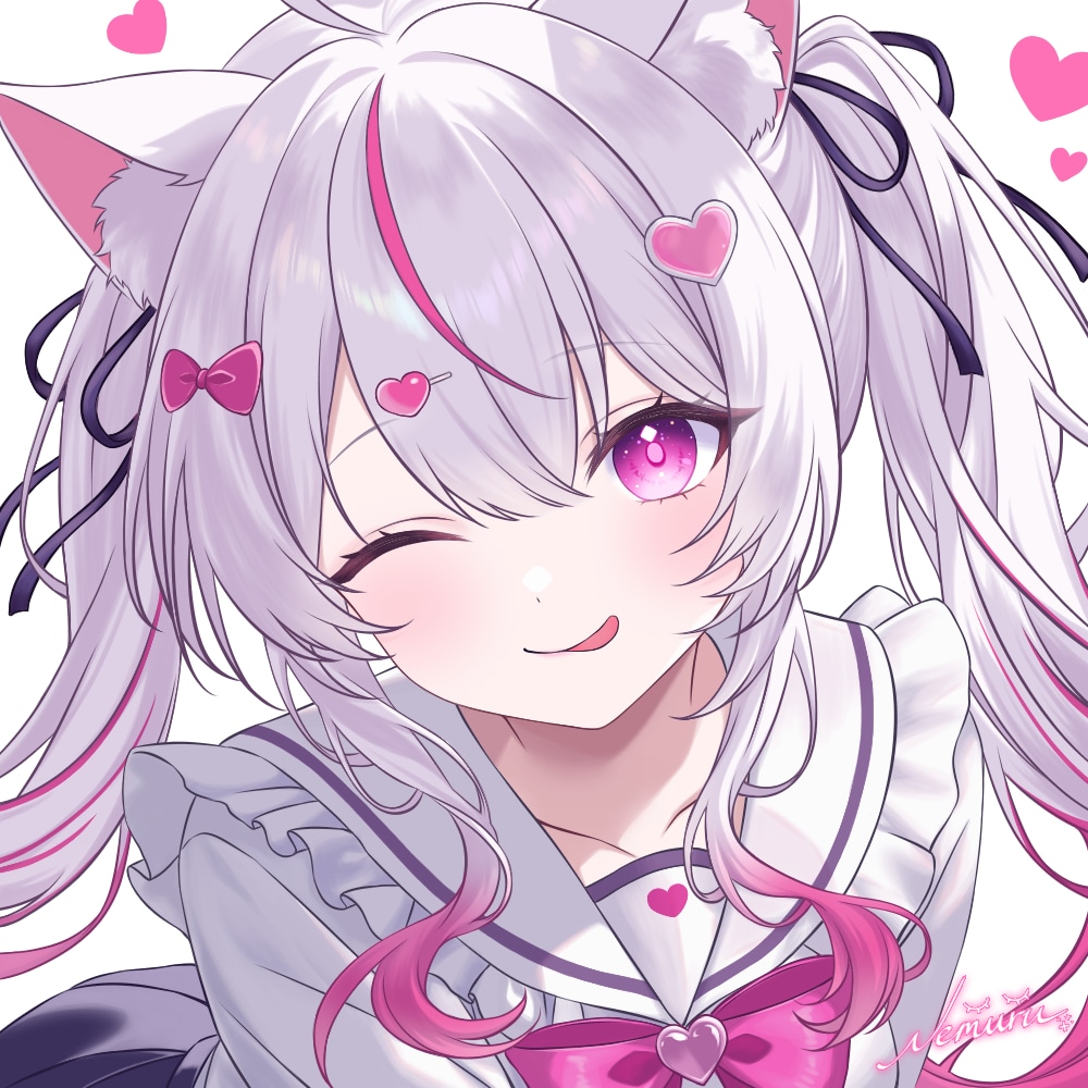 透明感のあるアイコンイラスト制作します SNS・配信・活動用に◎ご希望に寄せて丁寧に制作します イメージ1