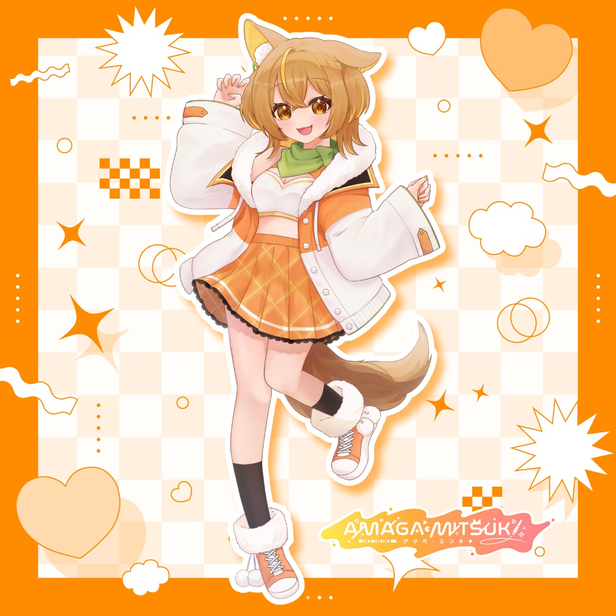 Vtuber・配信者・IRIAM立ち絵制作します カラフルPOPな絵柄ででサムネ映えする！目を引く立ち絵制作 イメージ2