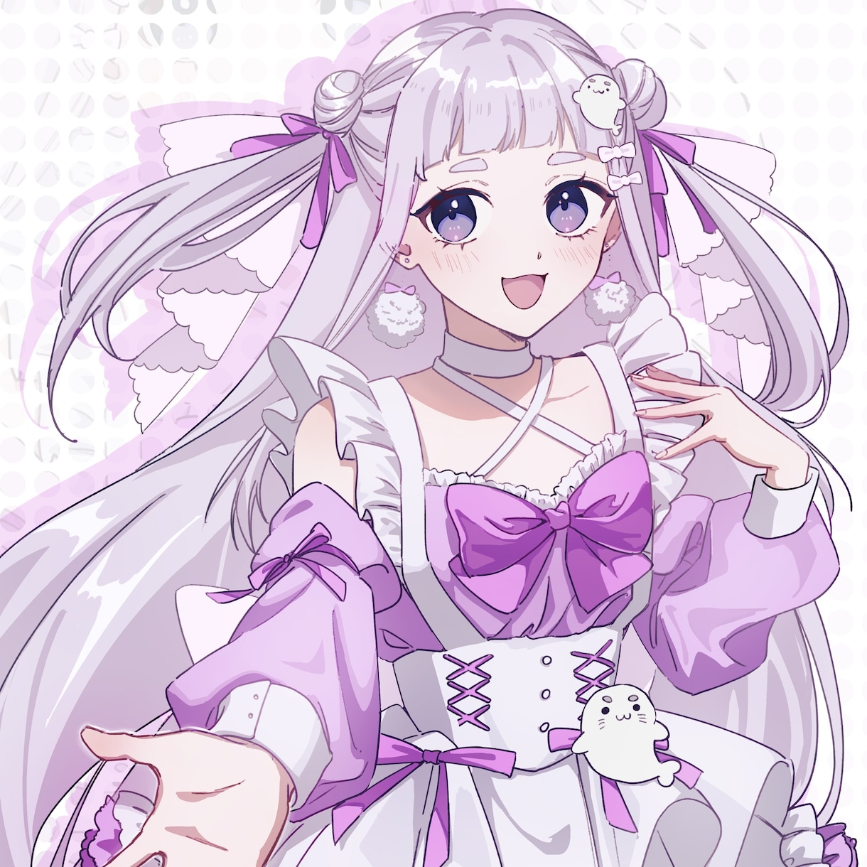 アニメ風のイラスト・アイコンを制作します SNSで映えるアイコン・キャラ一枚絵をアニメ風で描きます イメージ1
