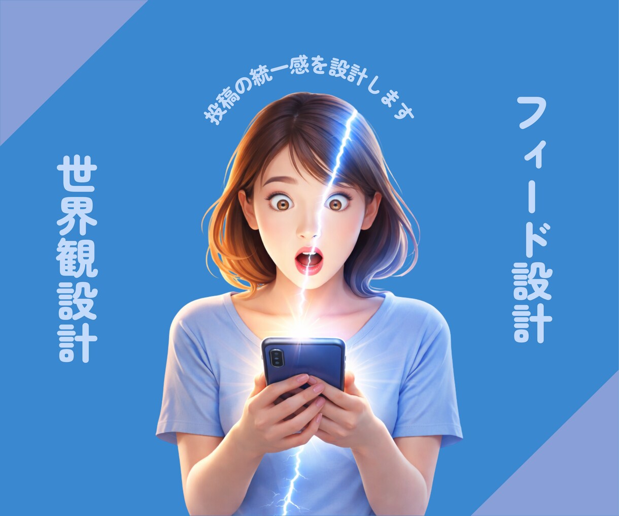 Instagramの世界観を設計します 世界観から逆算してフィード設計します イメージ1