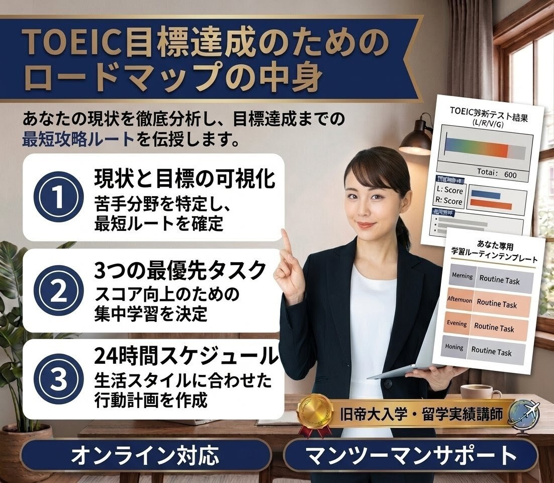 TOEIC学習の最短・最速メソッドを教えます 1ヶ月で成果を出す！3ヶ月で600→930点のTOEIC術 イメージ3