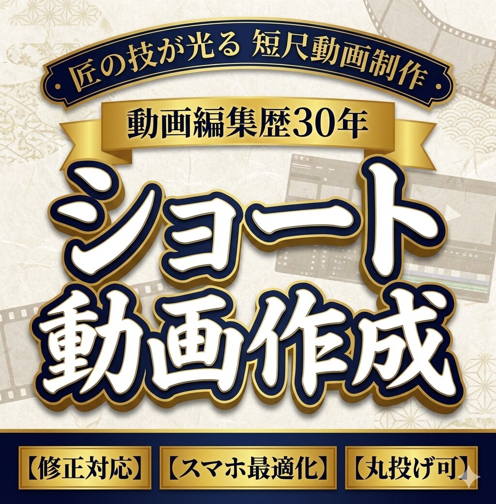 ショート動画をつくります 1995年から動画編集歴30年のショート動画製作 イメージ3