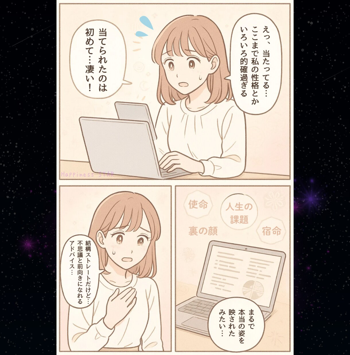辛口占い鑑定AI×伝統占術で深掘りしていきます あなたの潜在意識を刺激し思考と行動を変えるアドバイス イメージ4