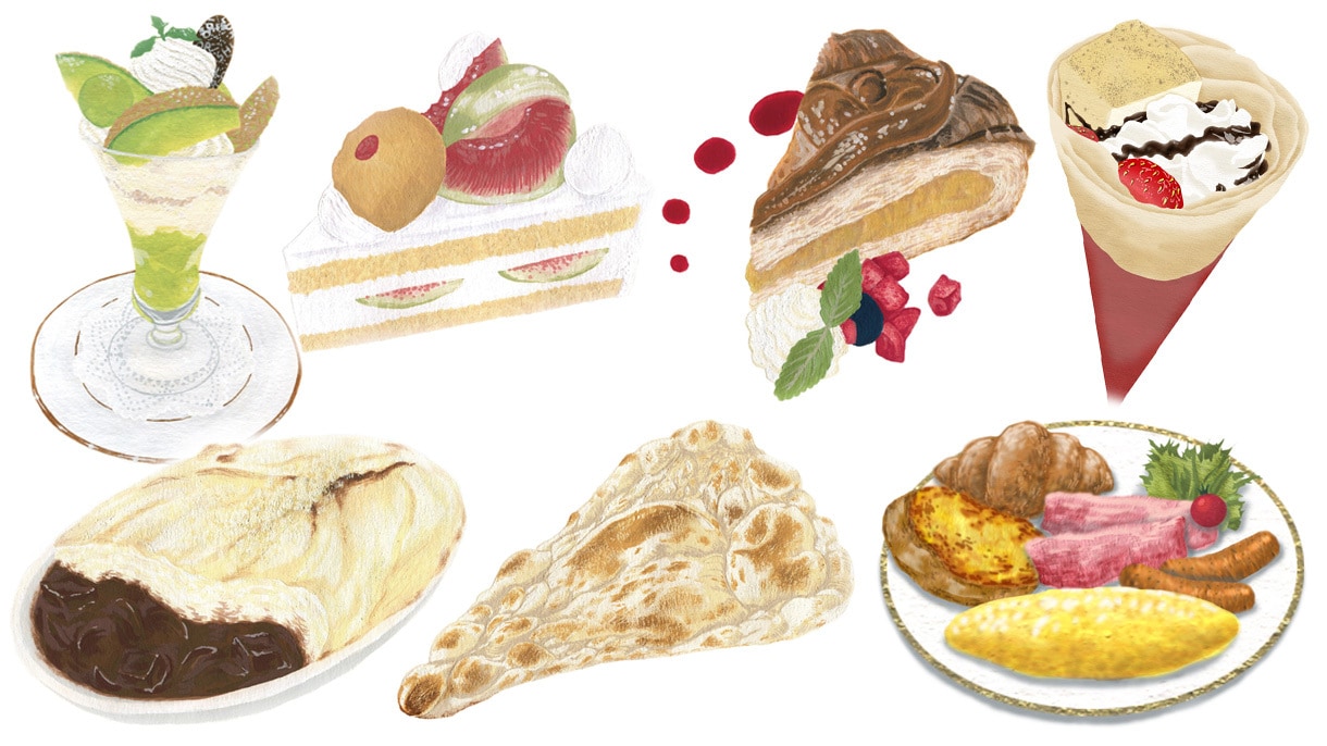 美味しそうなフードメニューのイラスト描きます 質感を大切に、美味しそうに描くことが得意です。 イメージ1