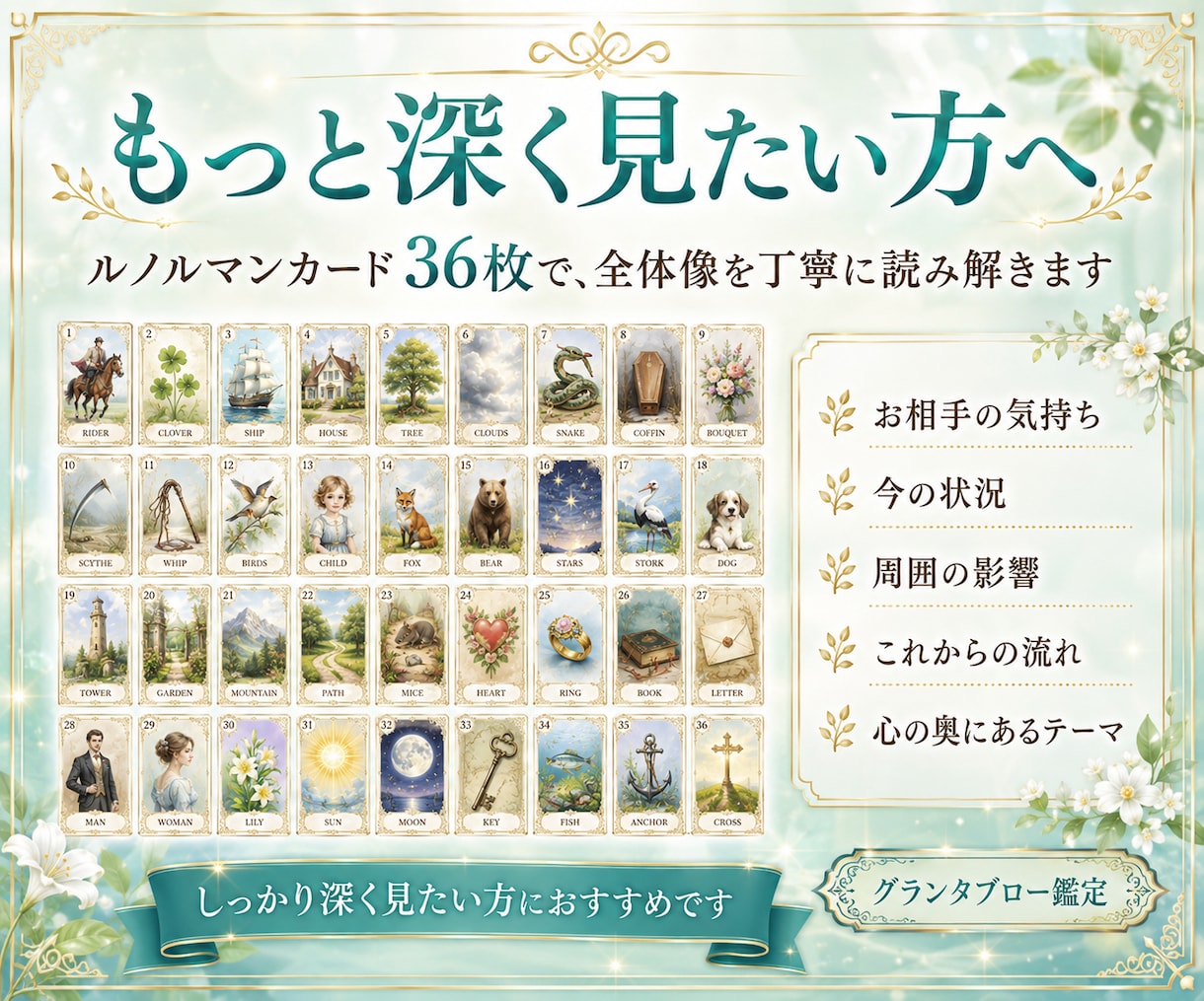 人間関係のモヤモヤと相手の気持ちを丁寧に占います 恋愛・職場・家族・友人・仲間・ママ友の悩みに寄り添います イメージ7