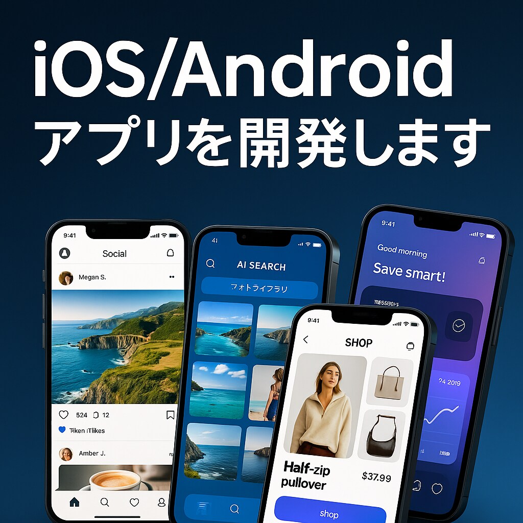 iOS/Android/Webアプリを開発します 初めてでも安心！企画からリリースまで一貫対応！ イメージ1