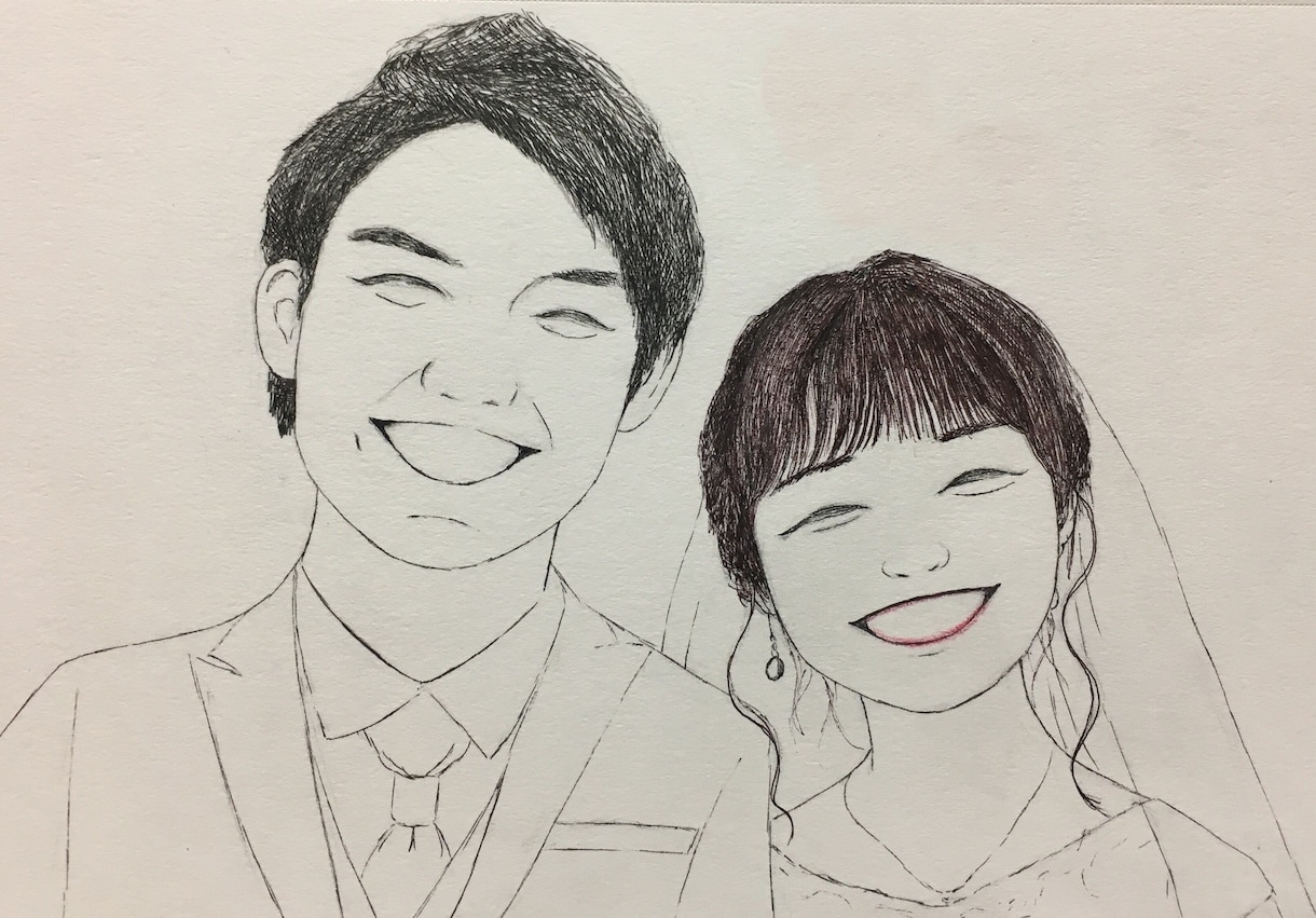 似顔絵をお描きします ＊家族やお友達に絵を贈りたいあなたへ＊誕生日や結婚式などに イメージ5