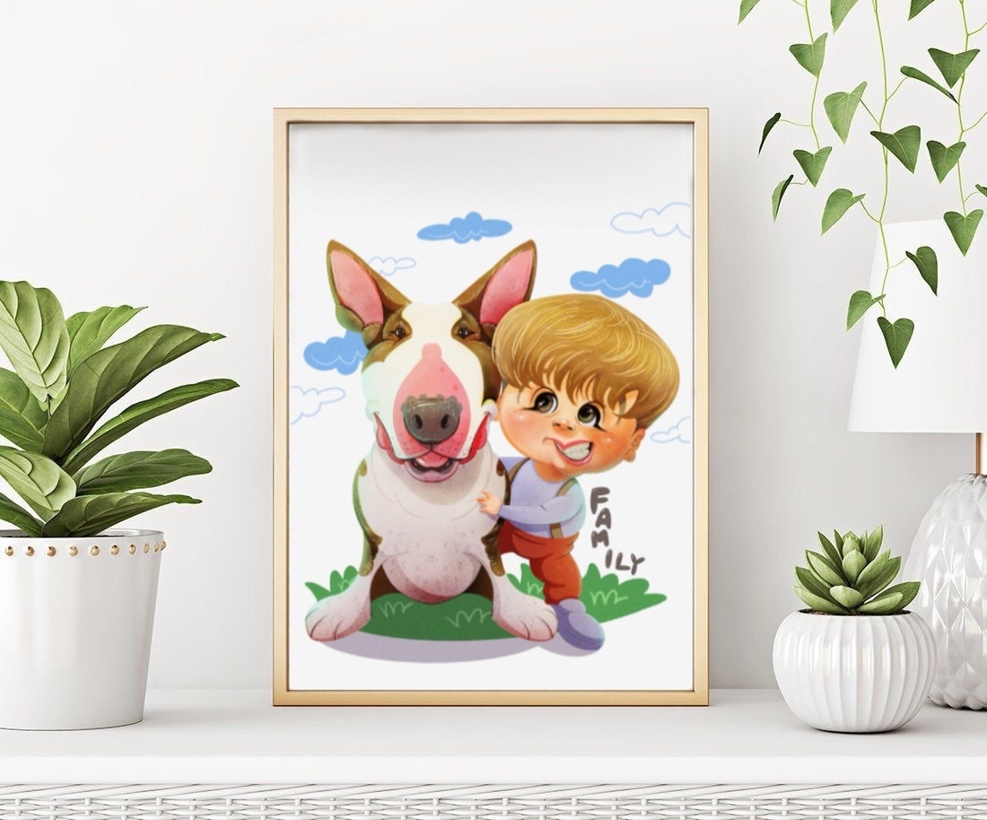 ペット似顔絵イラストをお描きします 可愛くてそっくりな世界に１つの似顔絵をお描きします イメージ2