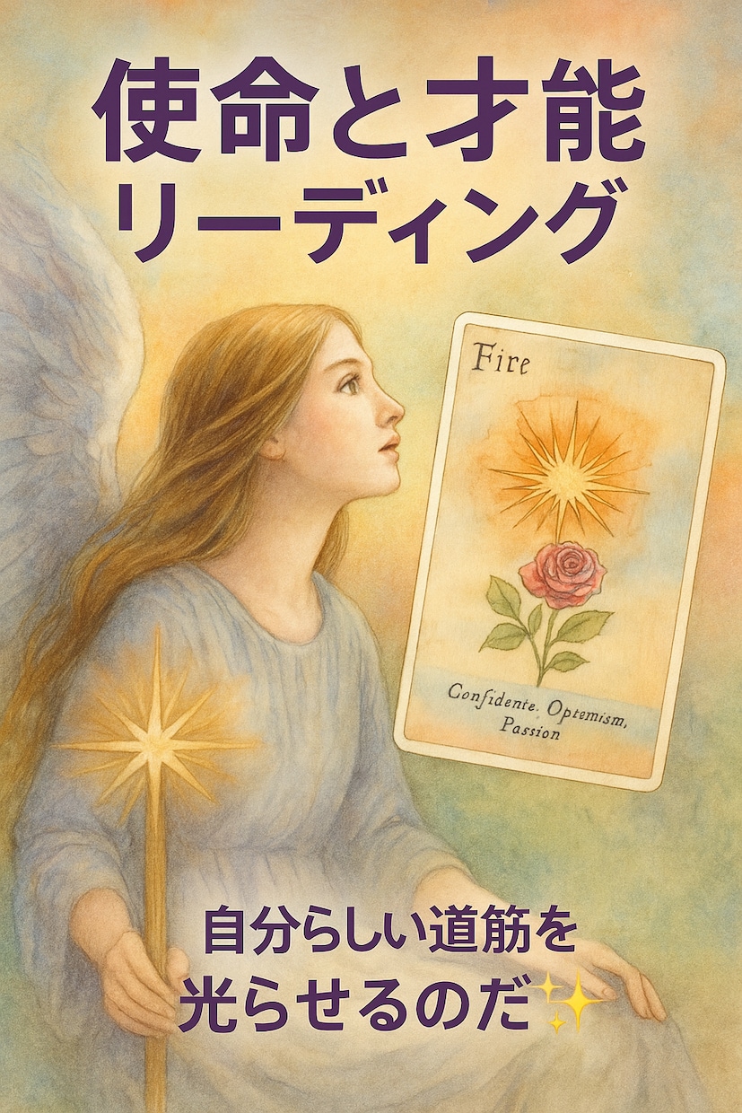 使命と才能をリーディングします 自分の“得意”と“輝ける方向”を見つけたいあなたへ イメージ1