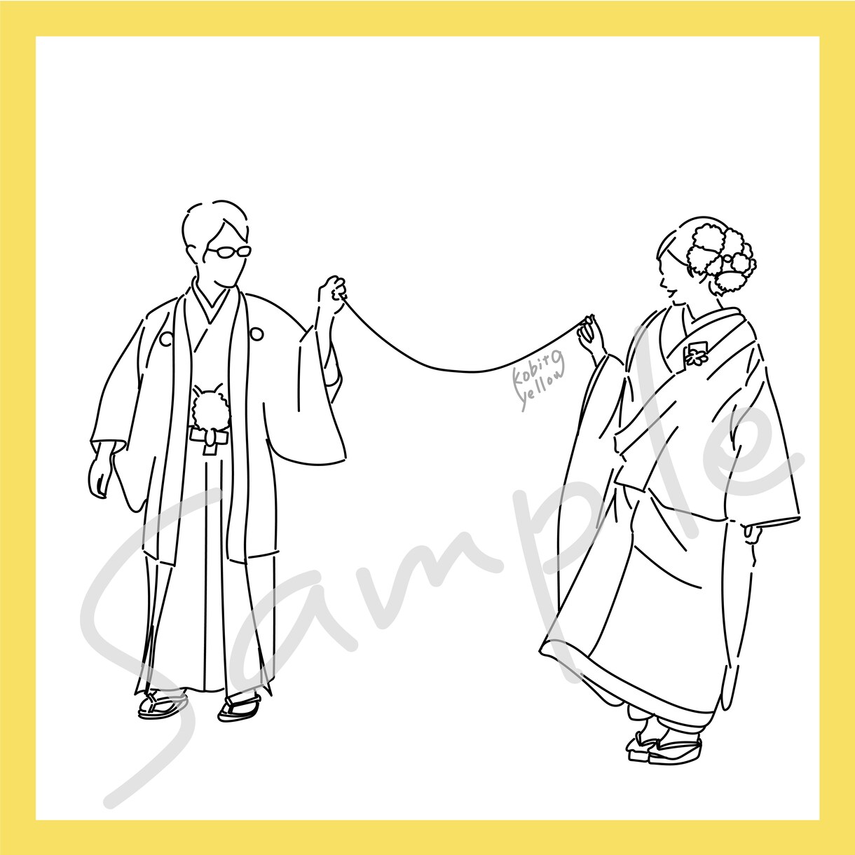 修正回数無制限！お写真を元にシンプルな線画描きます アイコン、お祝い、思い出、プレゼント、イラストで伝えよう♪ イメージ6
