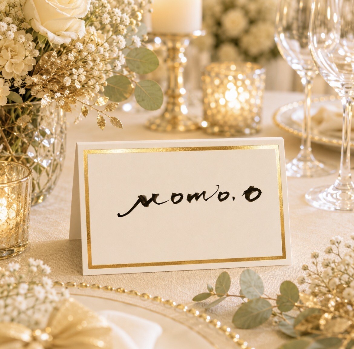 おしゃれで上品な結婚式席札をお作りします 大切なゲストを迎える、世界にひとつの手書き席札 イメージ8