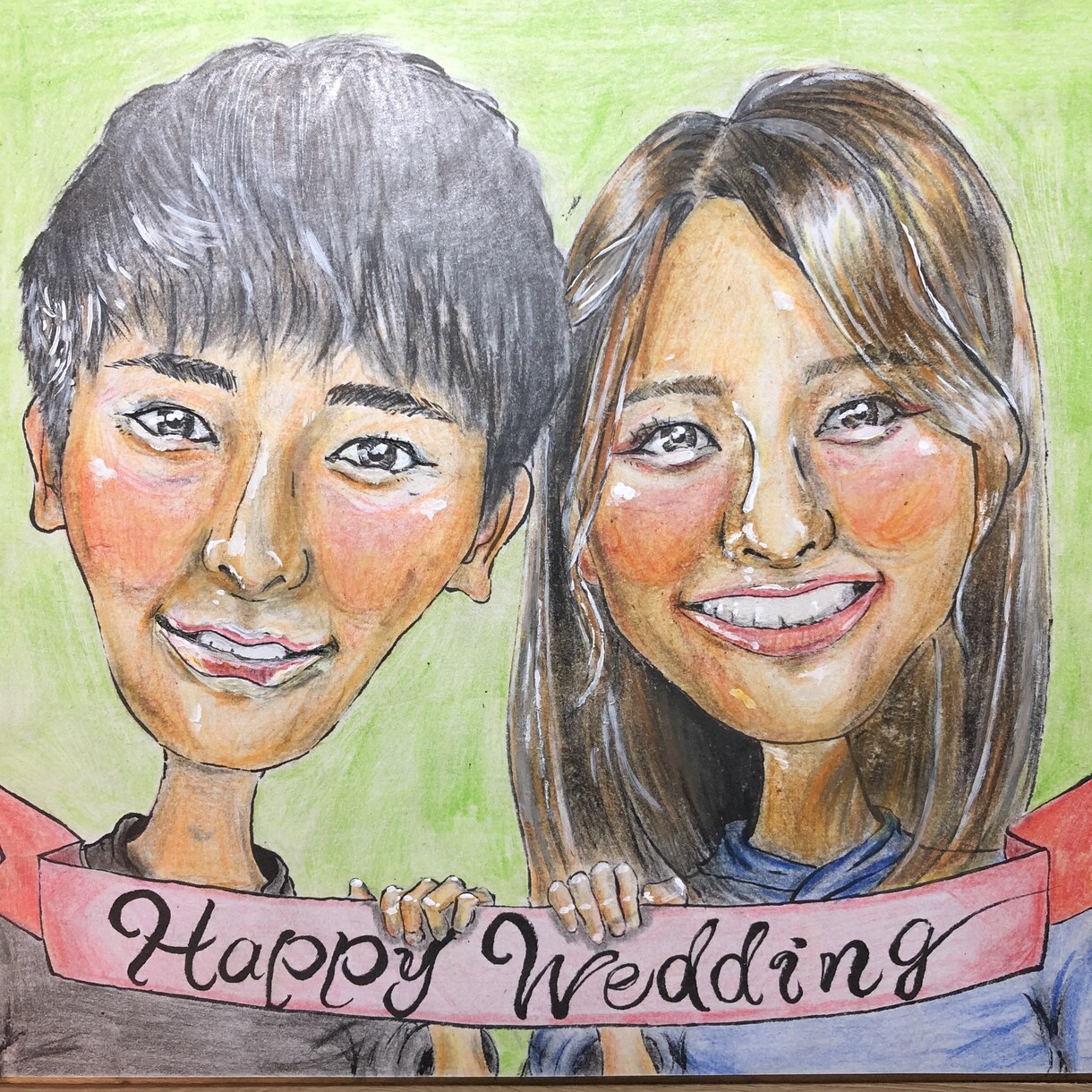 可愛さ全開の似顔絵描きます 世界にひとつのものを飾りたい、プレゼントしたい方へ イメージ3
