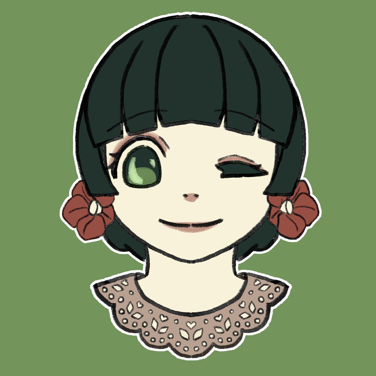 個性的な色合いでアイコンをちょっと華やかにします フィルターがかったような世界に一つだけのイラスト！ イメージ7