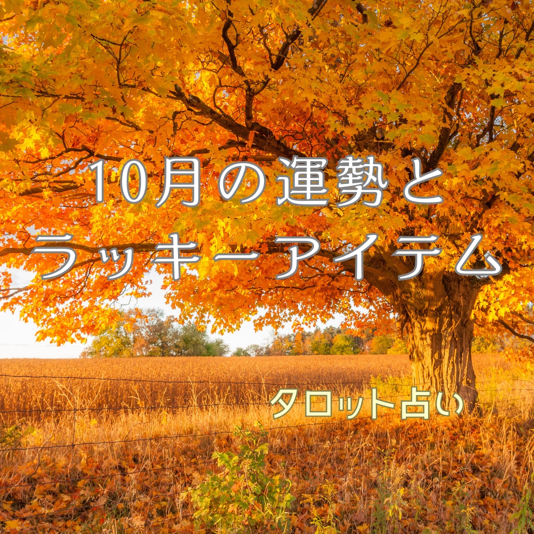 10月の運勢とラッキーアイテム お守り付で占います 仕事、恋愛、健康、お金、家庭運の中からお選びください！ イメージ1
