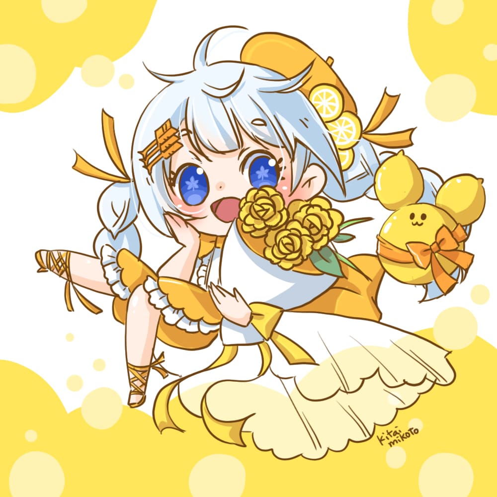 VライバーさんのFA描きます ちびキャラの可愛いFA描きます！ イメージ4