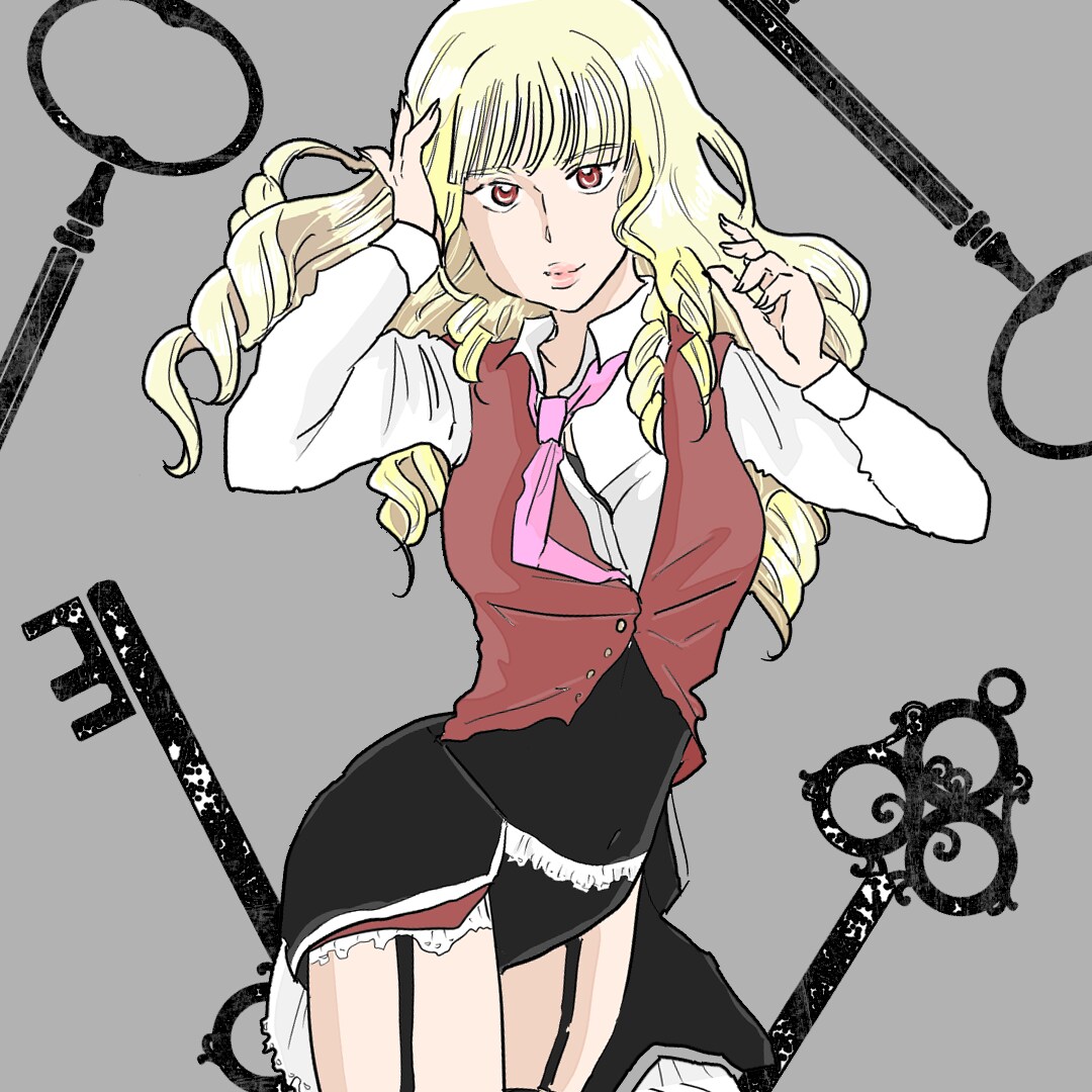 可愛い女の子描きます お洒落な服を着た女の子を描きます イメージ2