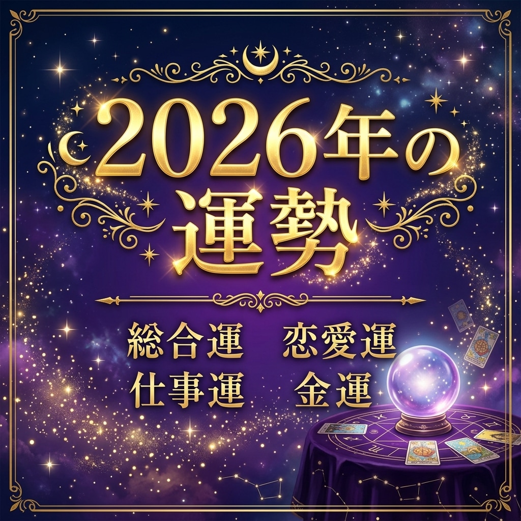 数秘術で2026年の運勢を鑑定します 2026年を9年サイクルで読み解きます。月別アドバイス付 イメージ1