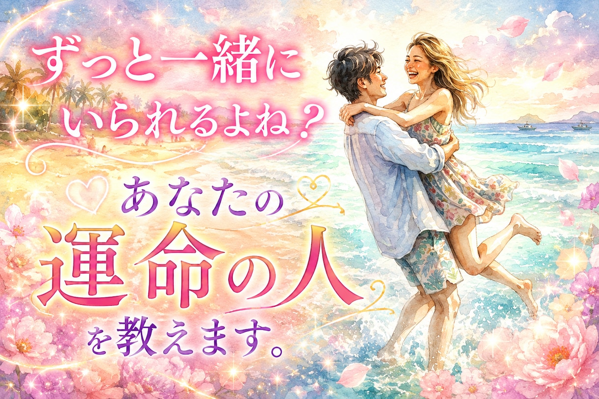 盲目ですが視えるのです！本物のご縁を明確に示します 近くの人か、これからの人か、あなたの運命のご縁を見抜きます イメージ5
