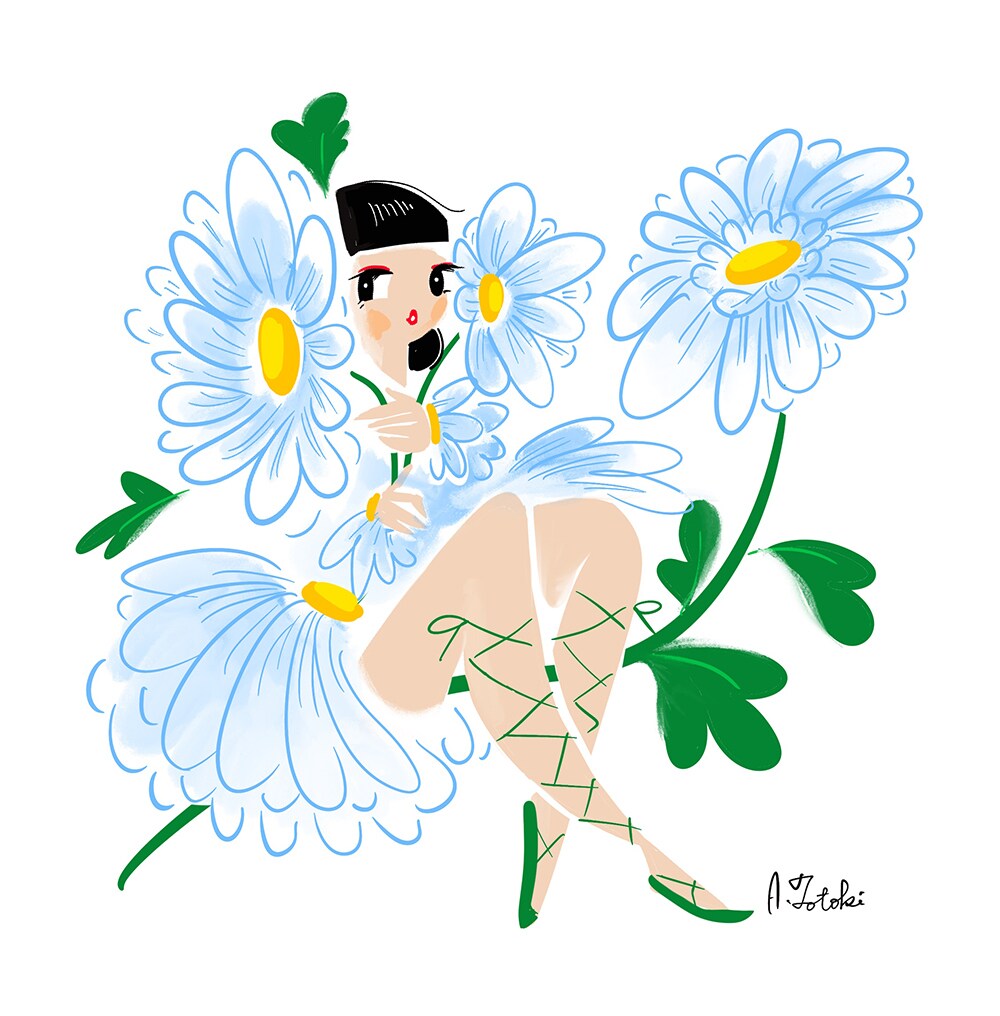 オシャレ！かわいい！ファッションイラスト描きます カラフルな塗りの挿絵は文字の多い広告やトップ画に最適！ イメージ3