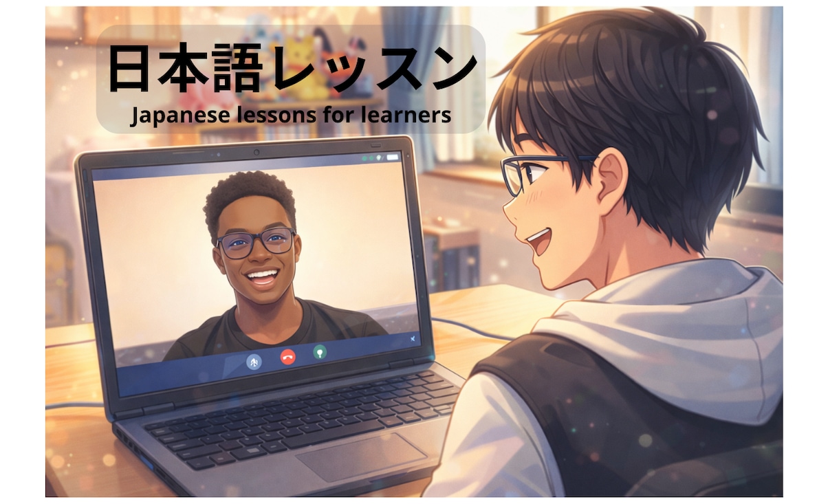 日本語学習者向け｜オンラインレッスンを提供します 教科書では学べない“自然な日本語”を身につけたい方へ イメージ1