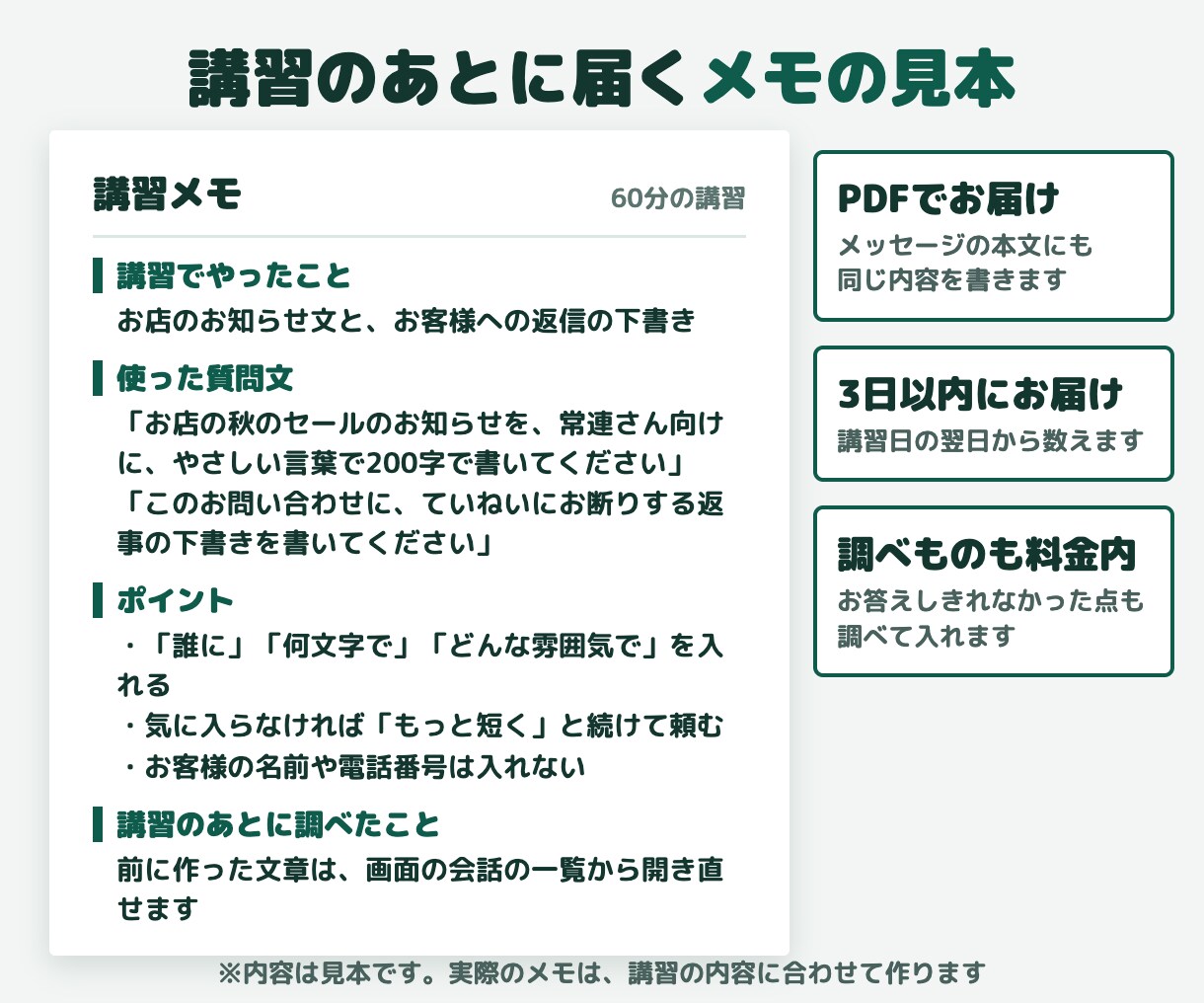 ChatGPTの始め方と使い方を60分で教えます 初心者・苦手な方へ。PCサポート歴約8年半、画面共有で一から イメージ5