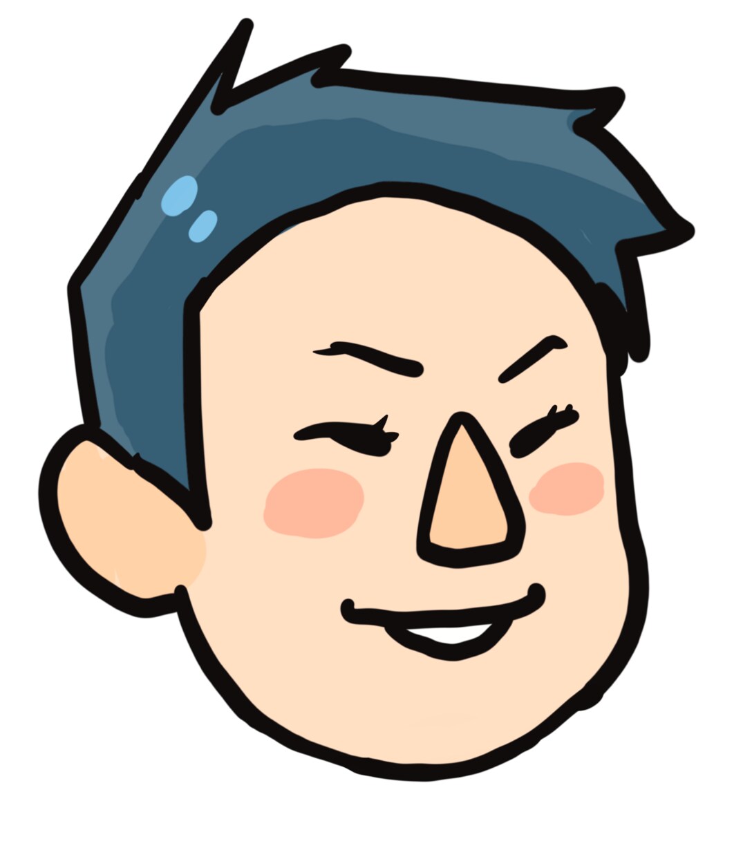 似ててシンプルかわいいアイコン似顔絵描きます 写真は恥ずかしい、なら似顔絵はどう？ イメージ1