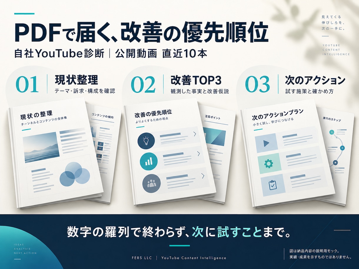 自社YouTubeを診断し改善案を提案します 数字を根拠に次の一手を提案します イメージ2