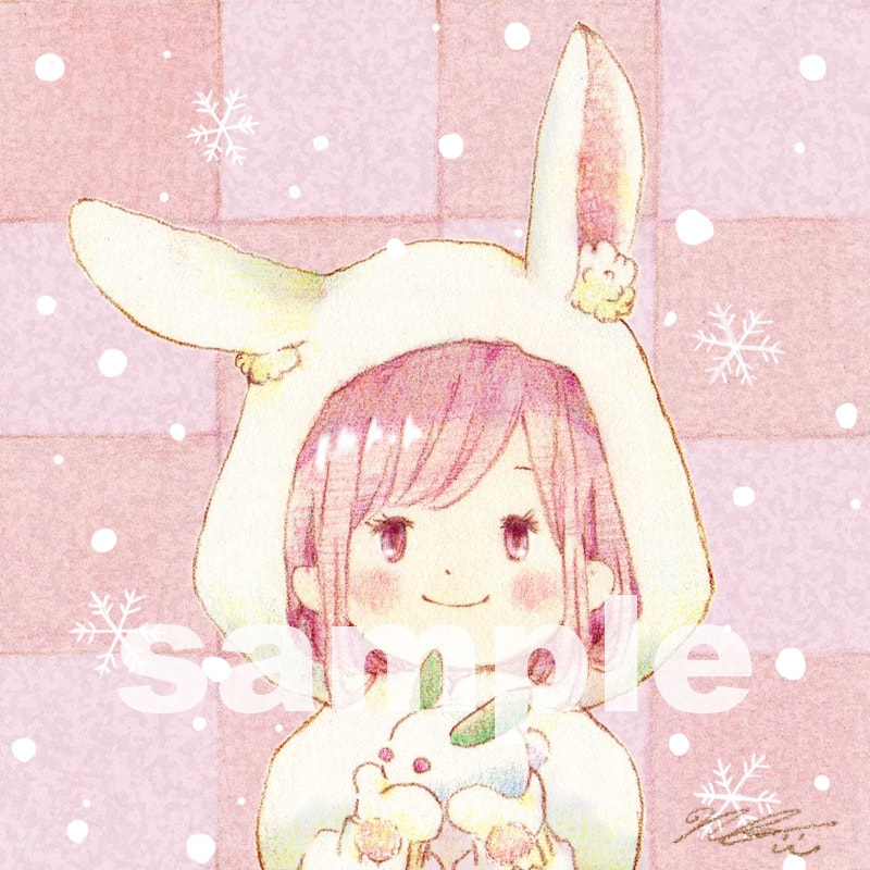 アイコン等に✽.。色鉛筆でほんわかイラスト描きます 色鉛筆で手描き☆アナログで可愛いイラストをアイコンに♡ イメージ5