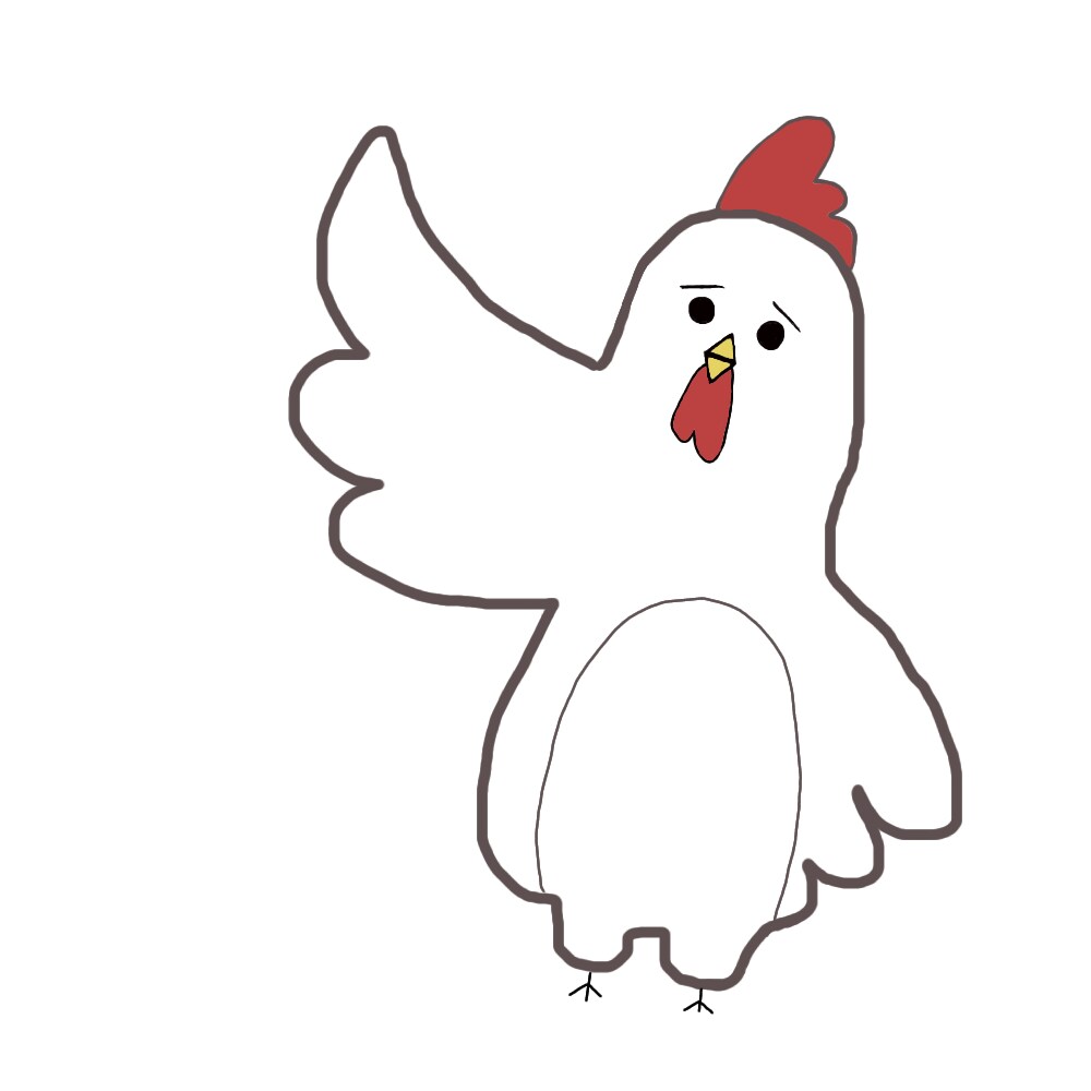 おふざけイラスト書いてます 下手なりに頑張って描いた動物のイラストです。 イメージ1