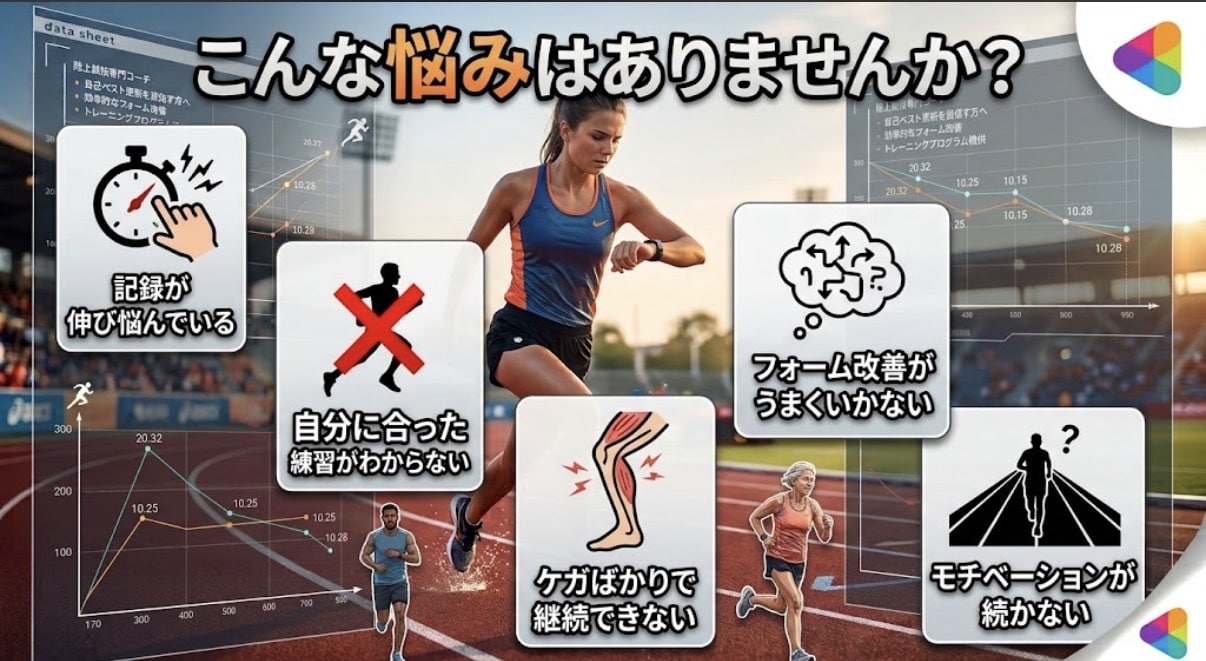 短距離選手向け 自己ベスト更新をサポートします 100m 10秒46が教える 走りを変える、具体的な動画添削 イメージ2
