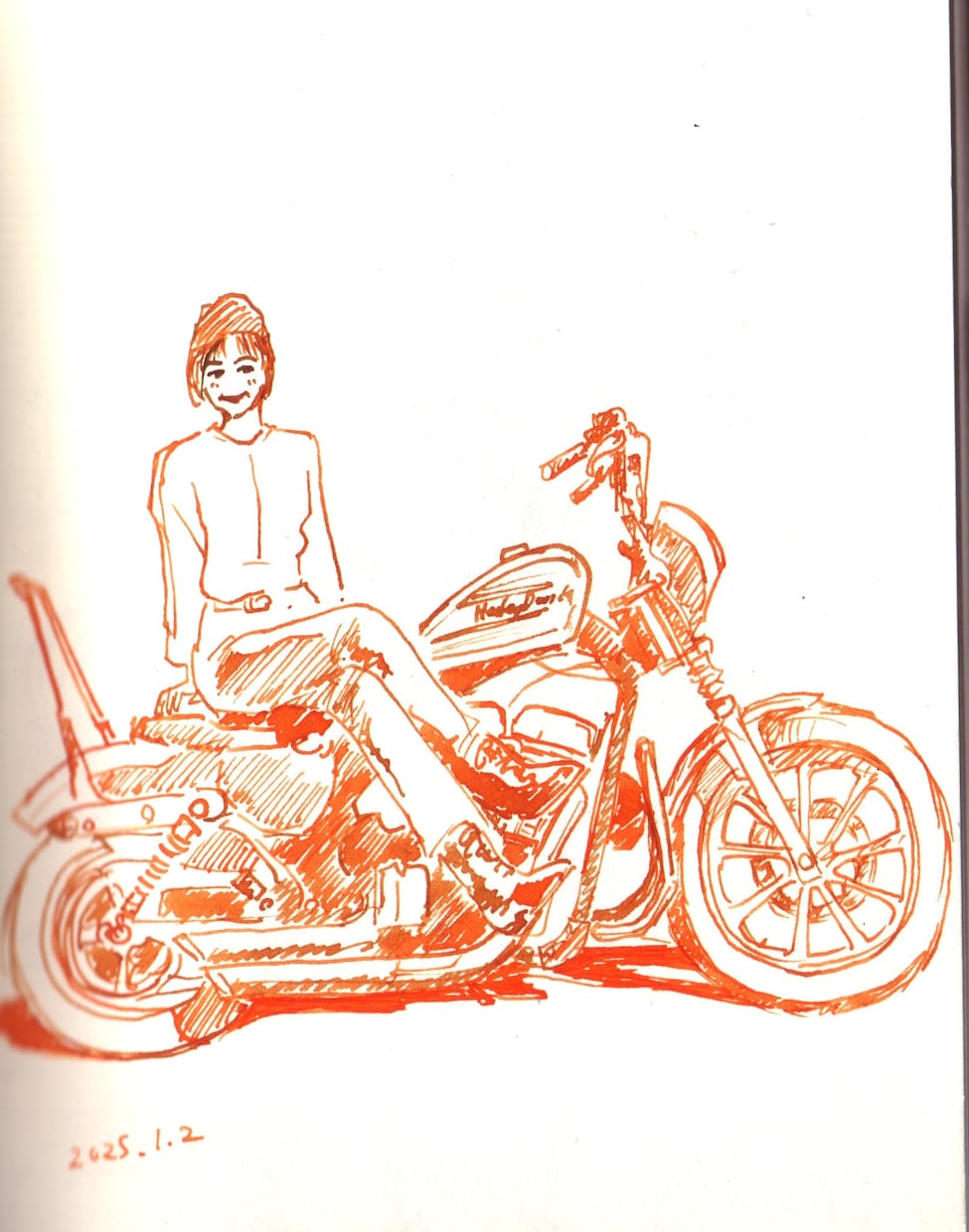ペン画でのイラスト作成をいたします 車バイクや人物、ペットなどどんなものでもイラストにいたします イメージ6