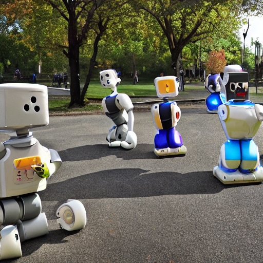 ロボットと街の合成写真を制作販売しています 街に溶け込むロボットたちの合成写真#1 イメージ5