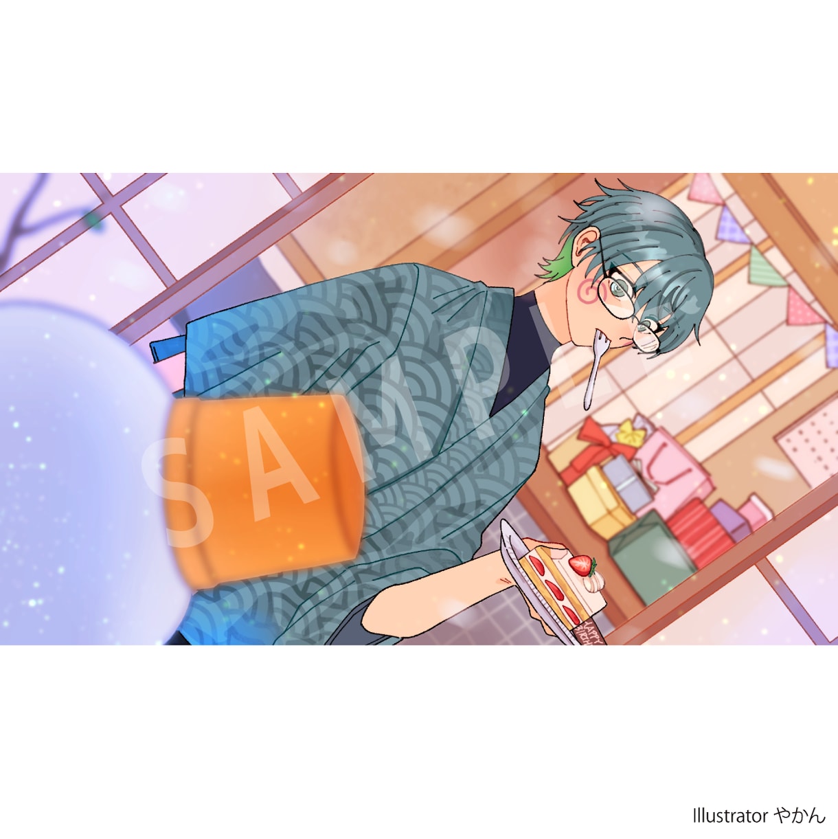 背景込み☆高クオリティイラスト制作致します 制作実績豊富！選べるイラストレーター イメージ7