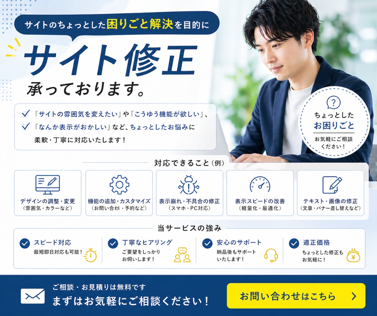 WordPressのカスタマイズや修正を致します HPやブログでお困り事・カスタマイズ・修正致します イメージ1