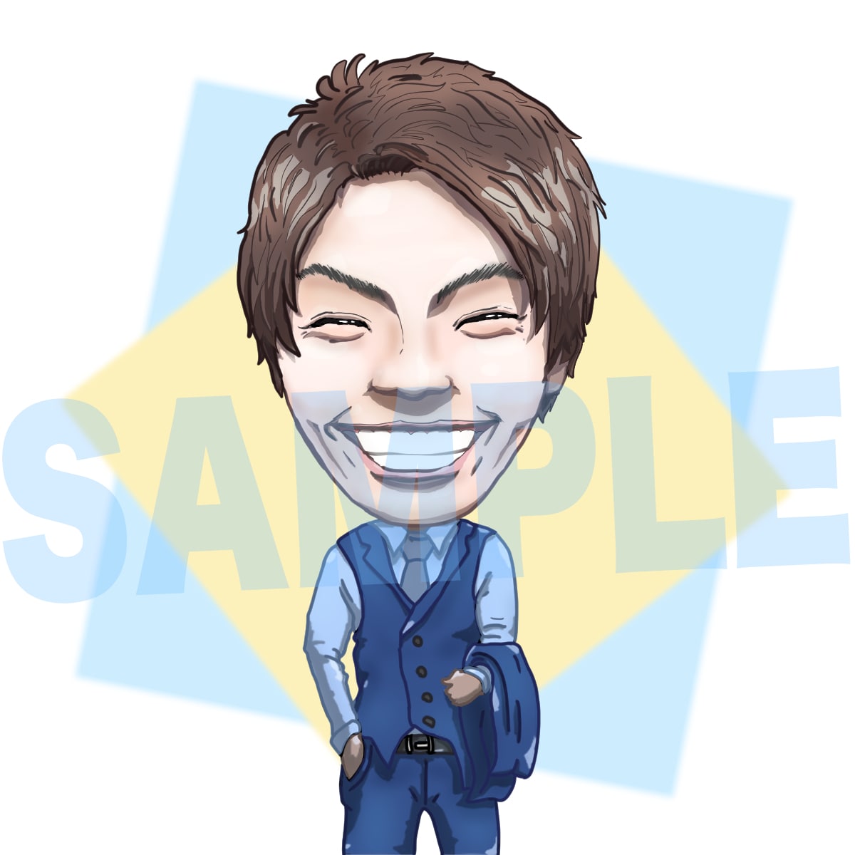 あなたに”そっくり”なSNS用のアイコンを描きます あなたに”そっくり度80％”のアイコンを丁寧に描きます！ イメージ7